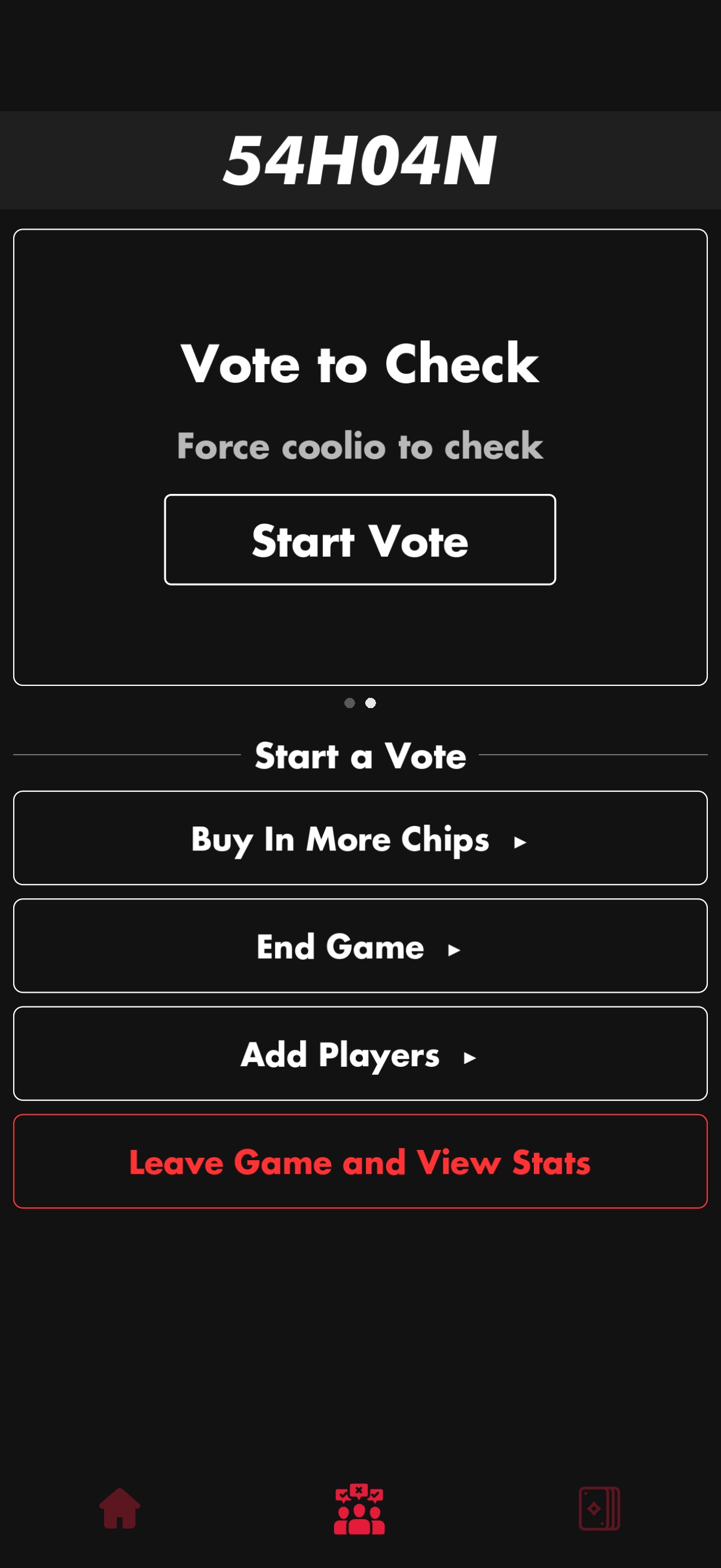 FTC Poker voting